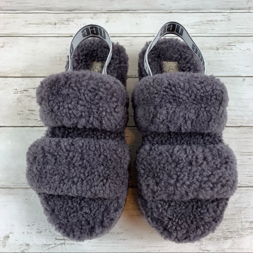 UGG Oh Flufflita Platform Sandals Slippers